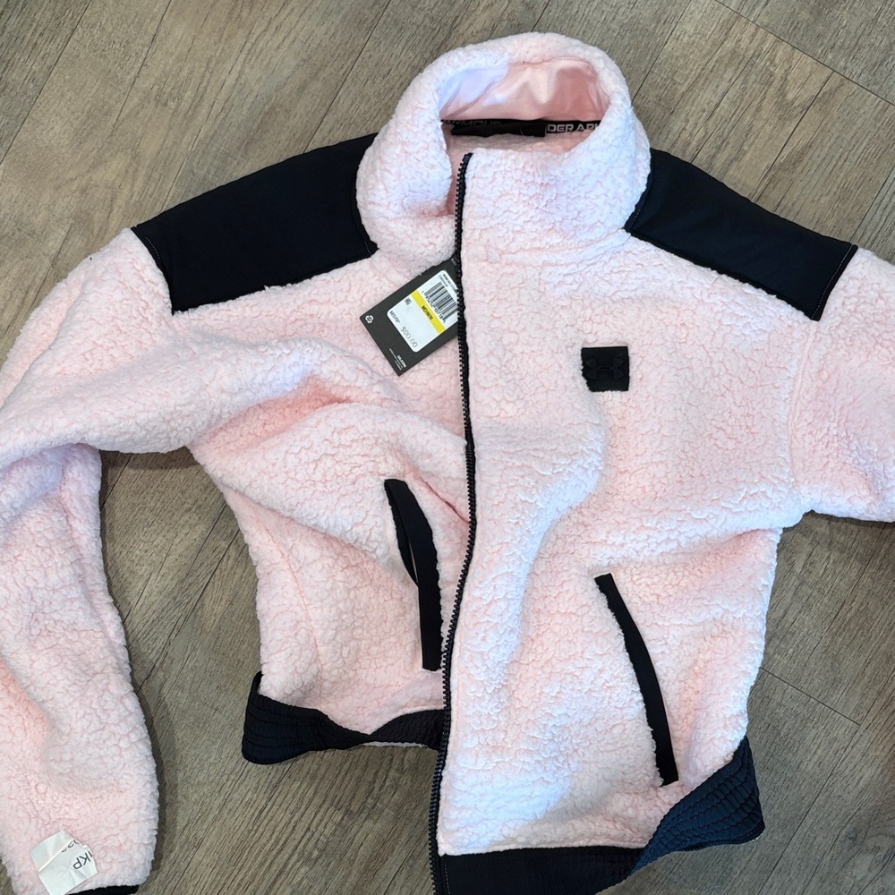 Cozy Pink and Black Under Armour Jacket